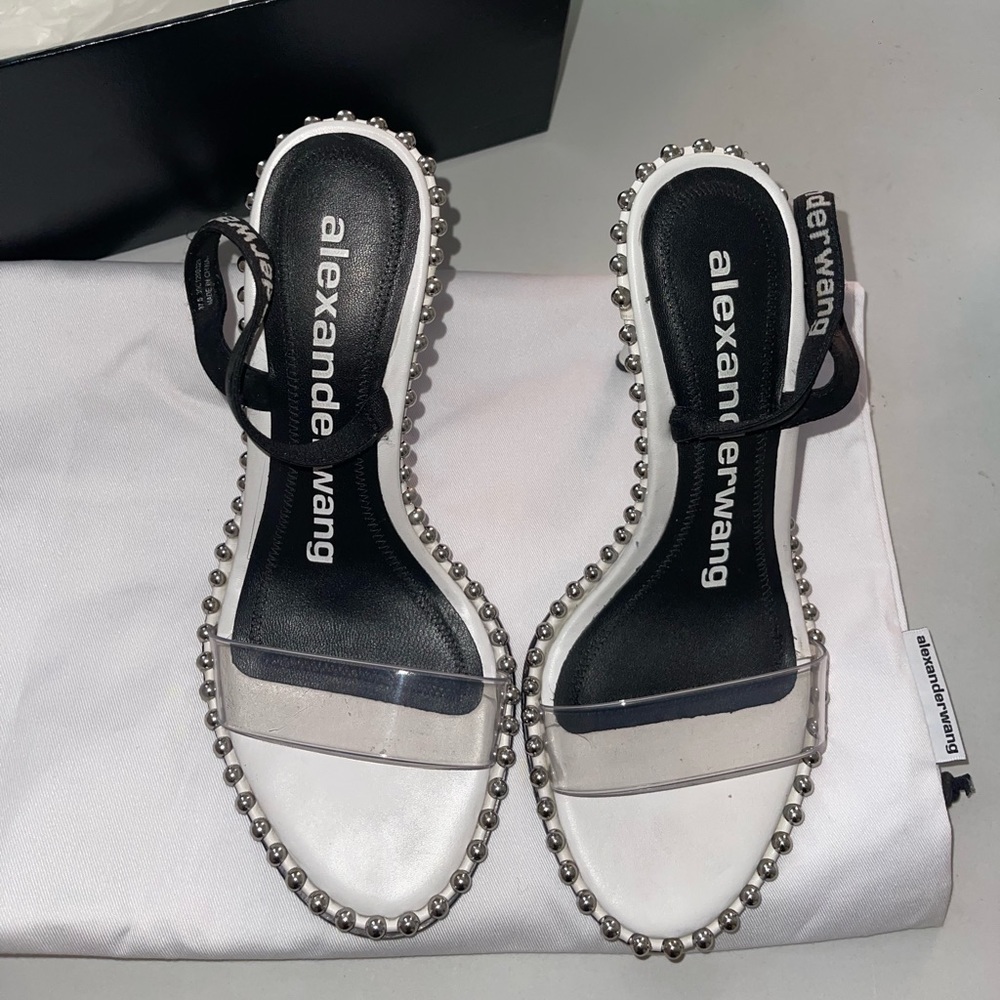 Alexander Wang | Nova PVC Slingback | 37.5